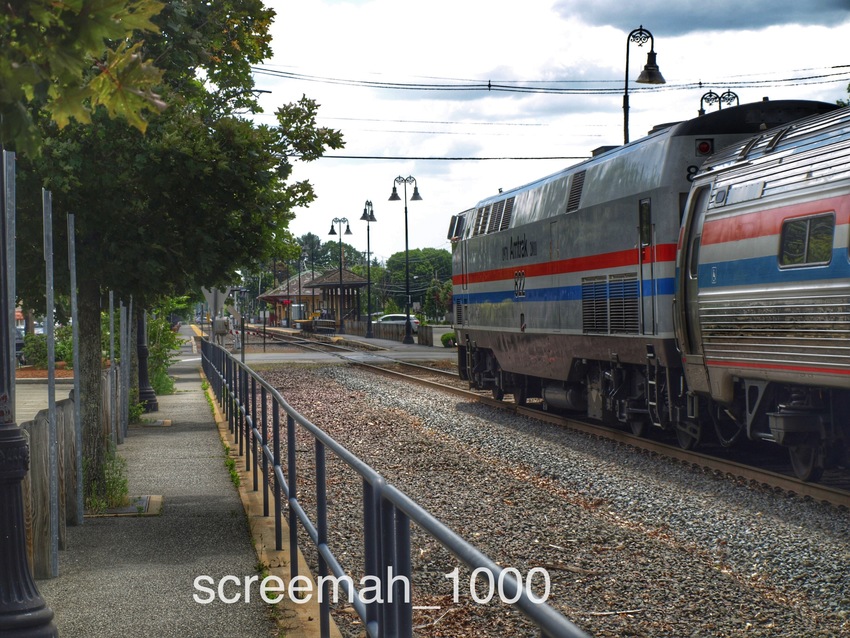 Photo of Amtrak Exhibit Train in Reading, MA