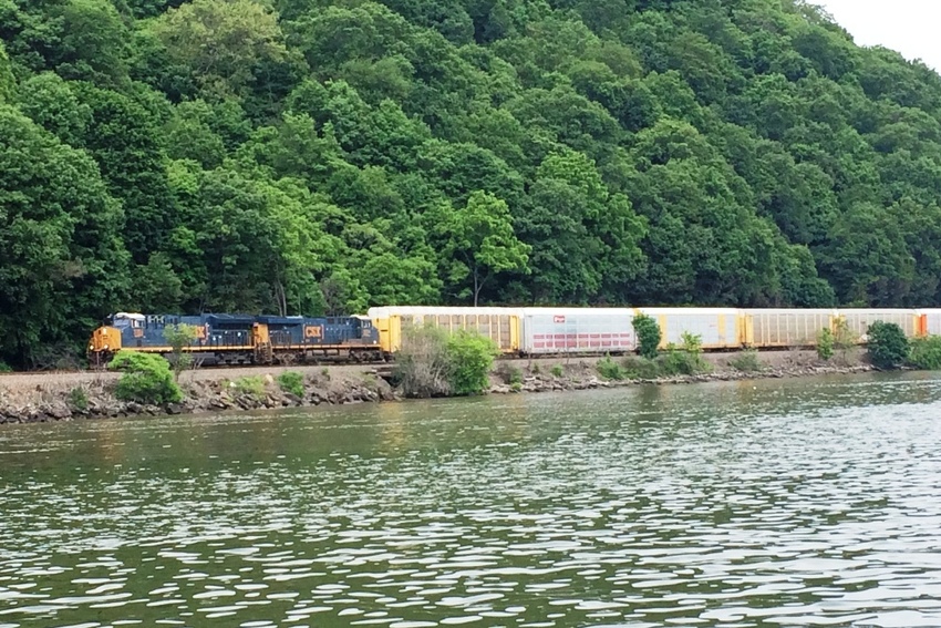 Photo of CSX on the Hudson