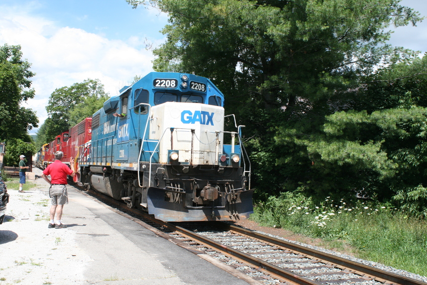 Photo of GMRC 263 unit slurry train - Chester, VT