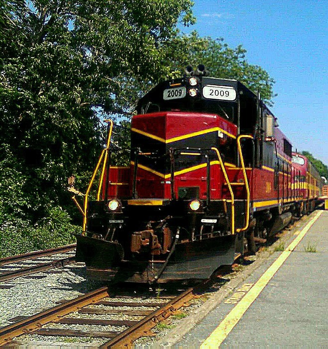Photo of The Cape Cod Central Railroad's Shoreline Excursion Train On July 23rd, 2016