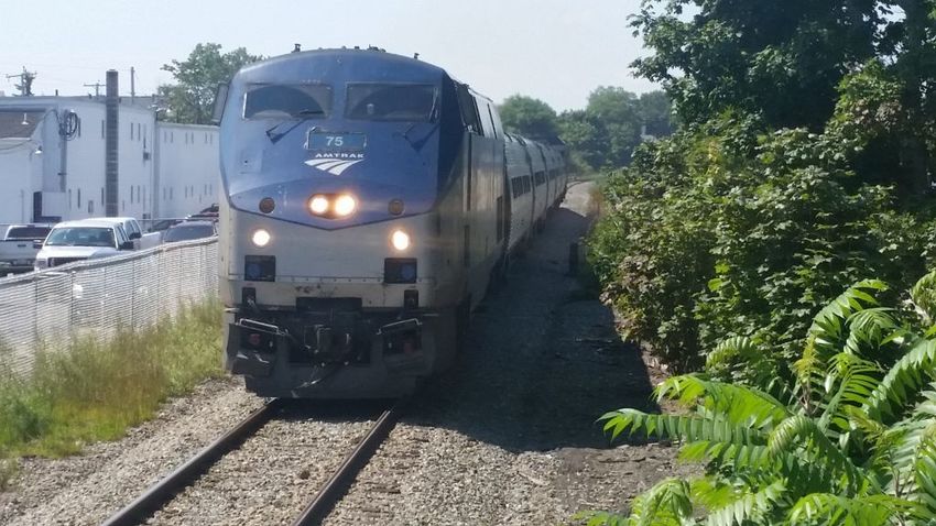 Photo of Amtrak Arriving in Old Orchard Beach