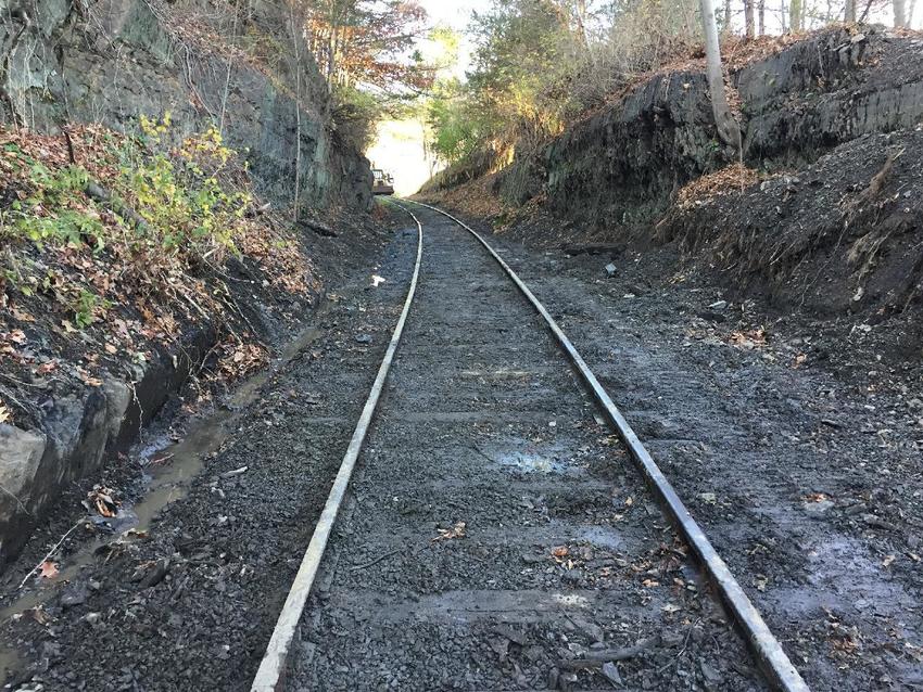 Photo of Completed Trackwork at MP 6.27