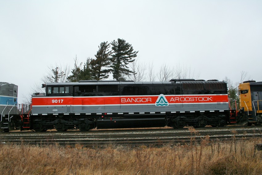 Photo of CMQ Heritage locomotive #9017, was second unit on Train #1 today