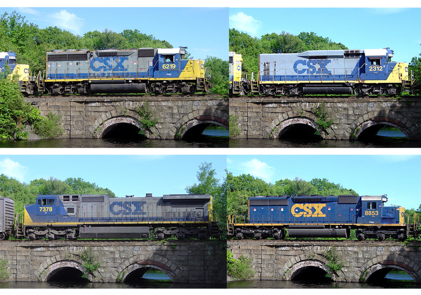 Photo of CSX Q423 At Foss Reservoir with eclectic power