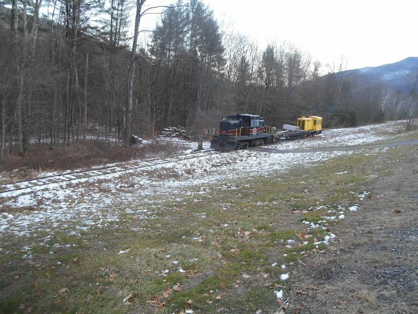 Photo of CMRR Cleanup Train Passes MP 27
