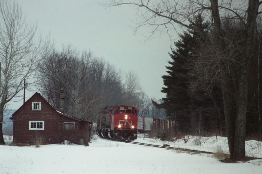 Photo of Central Vermont freight 324 southbound N Walpole NH
