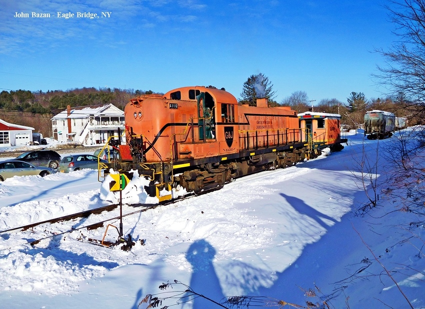 Photo of Snow Flanger Train At Eagle Bridge