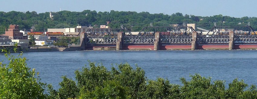 Photo of KCS Transfer crossing Mississippi River at Davenport, IA