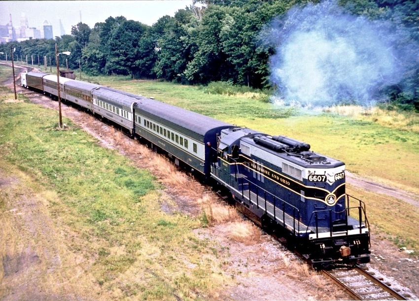 Photo of B&O diesel at the B&O Museum