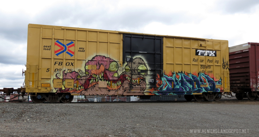 Photo of CRAZY Graffiti on Railbox