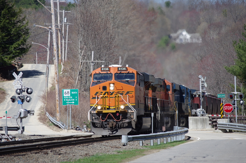 Photo of Loaded Grain Train at South Royalston
