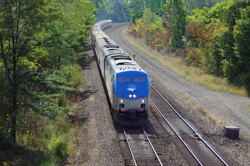 Photo of Amtrak Train #48/#448 at Weedsport, NY