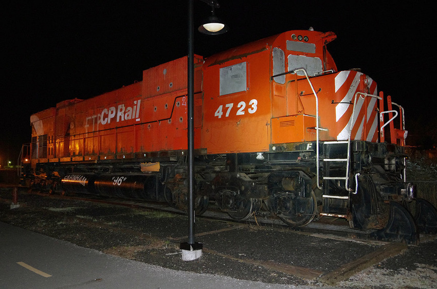 Photo of CP #4723 on Display at Farnham, Quebec