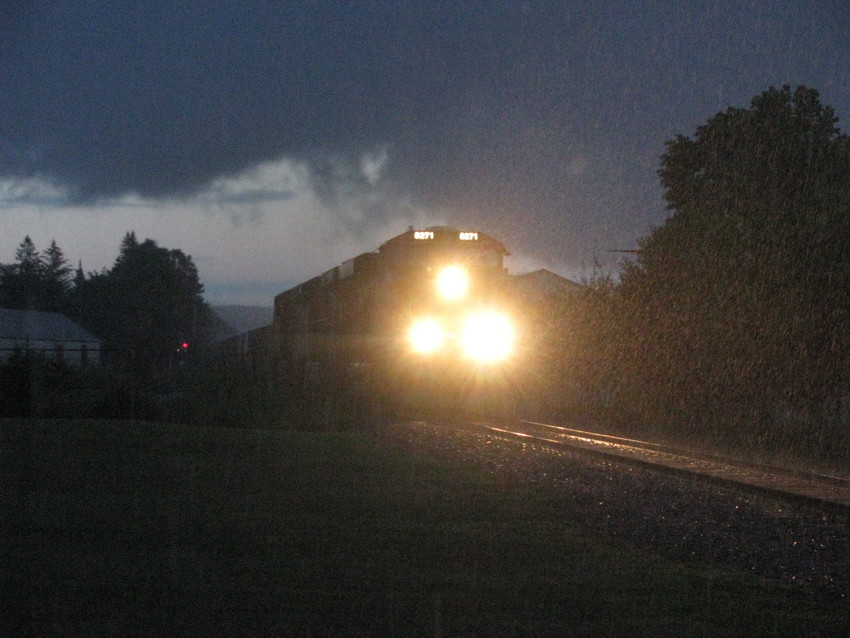Photo of train 23k going by orange ma on 6-26-2017