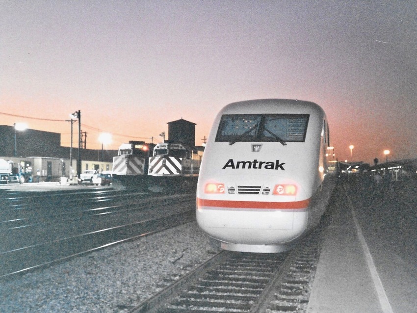 Photo of ICE Train departing San Jose.