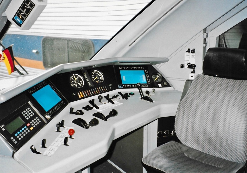 Photo of ICE Train Controls