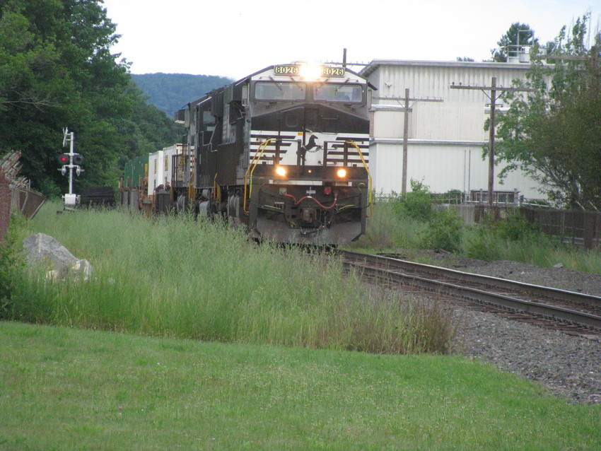 Photo of train - 23k going by orange ma on 7-4-2017