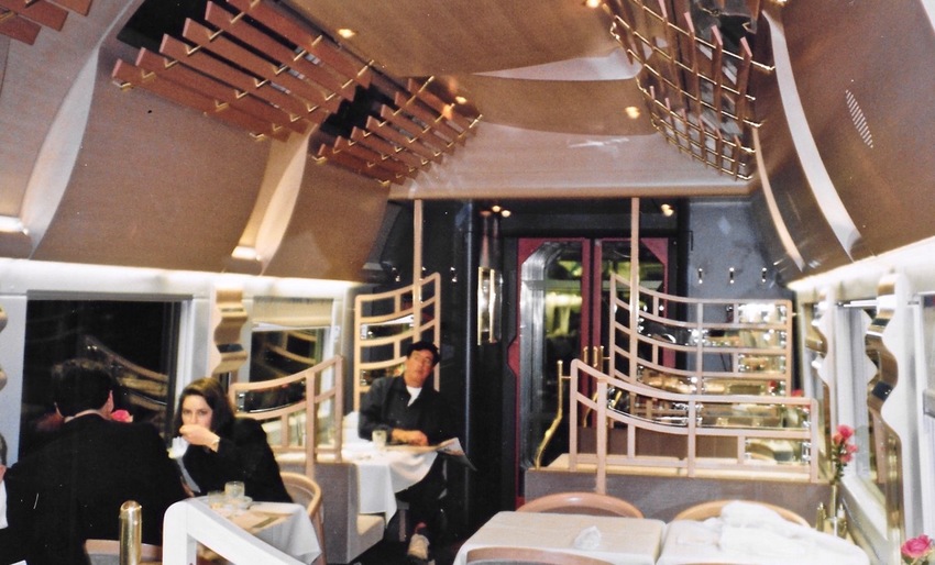 Photo of Dining Area on the ICE Train