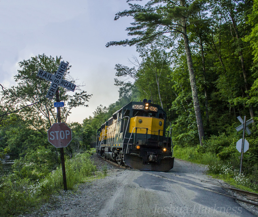 Photo of  Housatonic Railroad NX-13 Along the Housatonic River