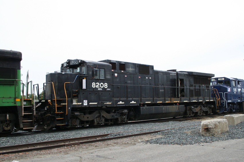 Photo of Ex MMA #8208, A C39-8 locomotive, Waterville, Maine-8/28/2017
