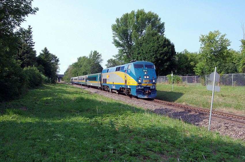 Photo of VIA Train #47 at Brockville