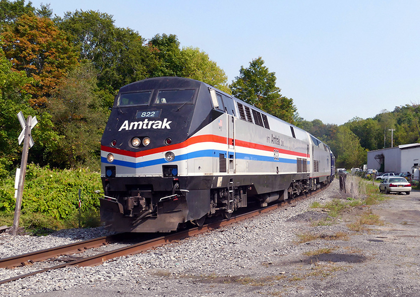 Photo of Amtrak #822 at Martisco, New York