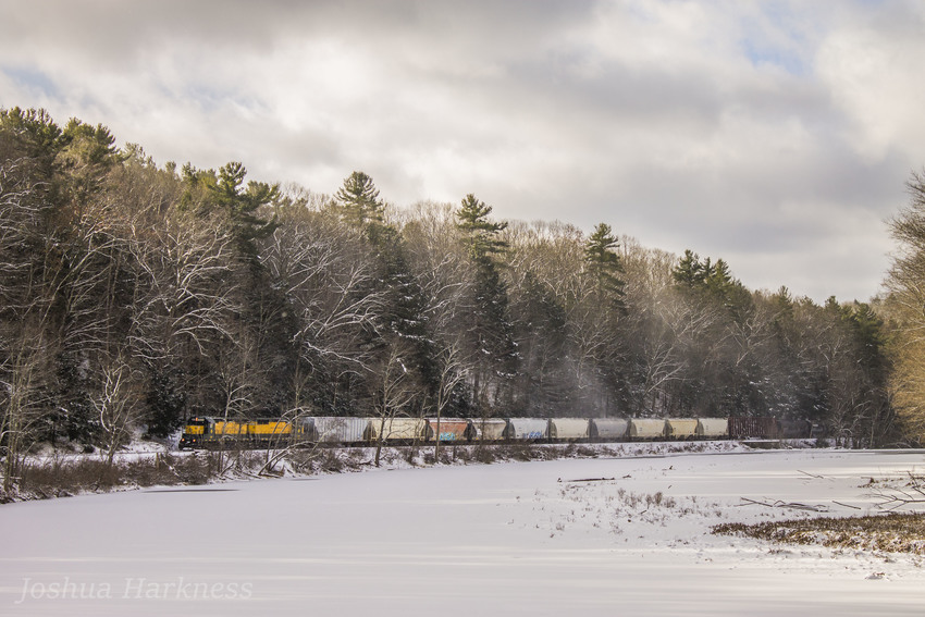 Photo of NX-12 and the Frozen Housatonic River