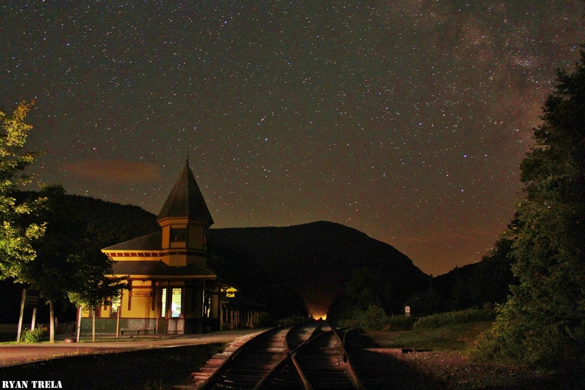 Photo of Crawford Station under the stars