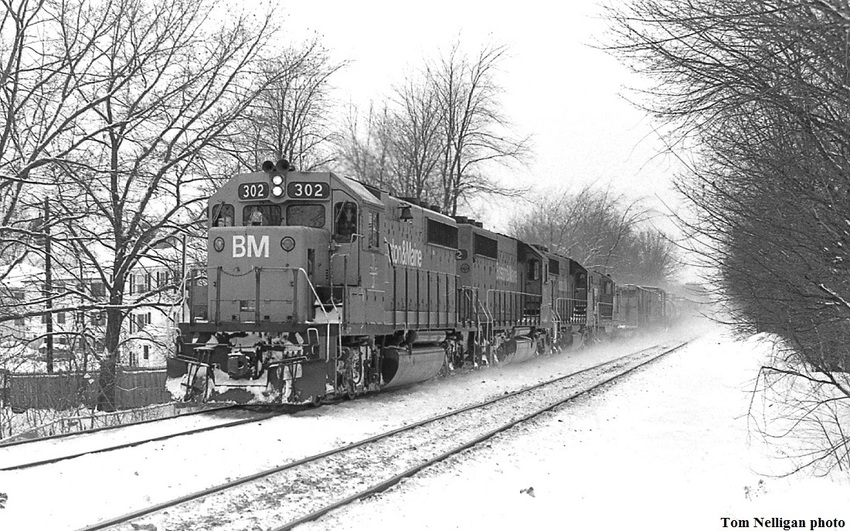 Photo of eastbound in the snow