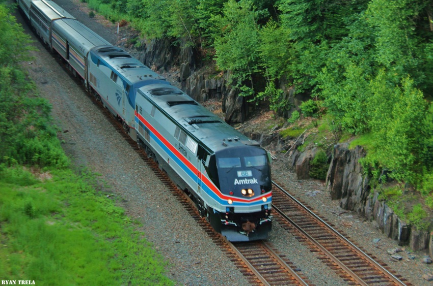 Photo of Amtrak 448 in near Bancroft