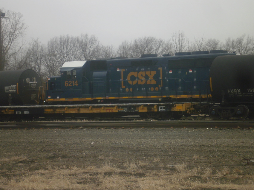 Photo of csxt 6214 working class tracks at cedar hill