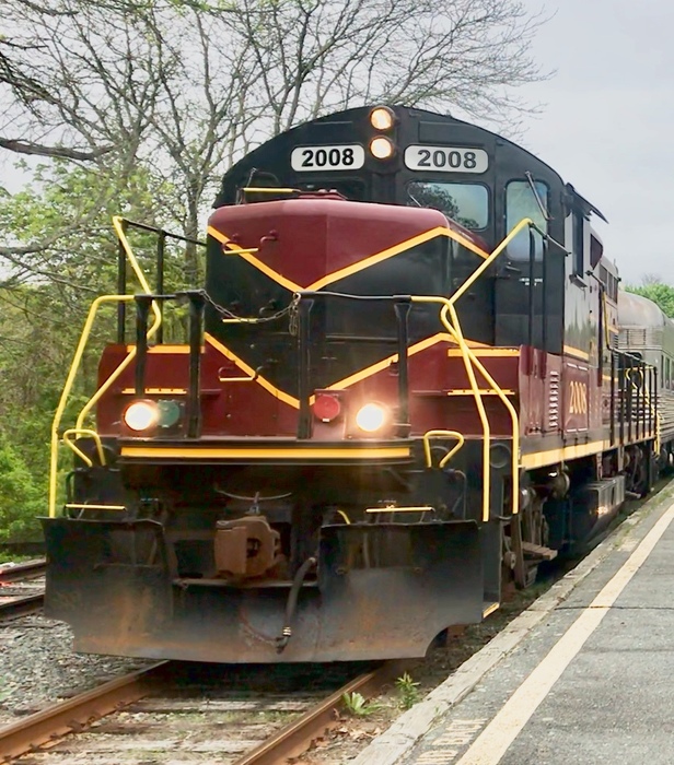 Photo of The Cape Cod Central Railroad’s Shoreline Excursion Train On May 19th, 2018