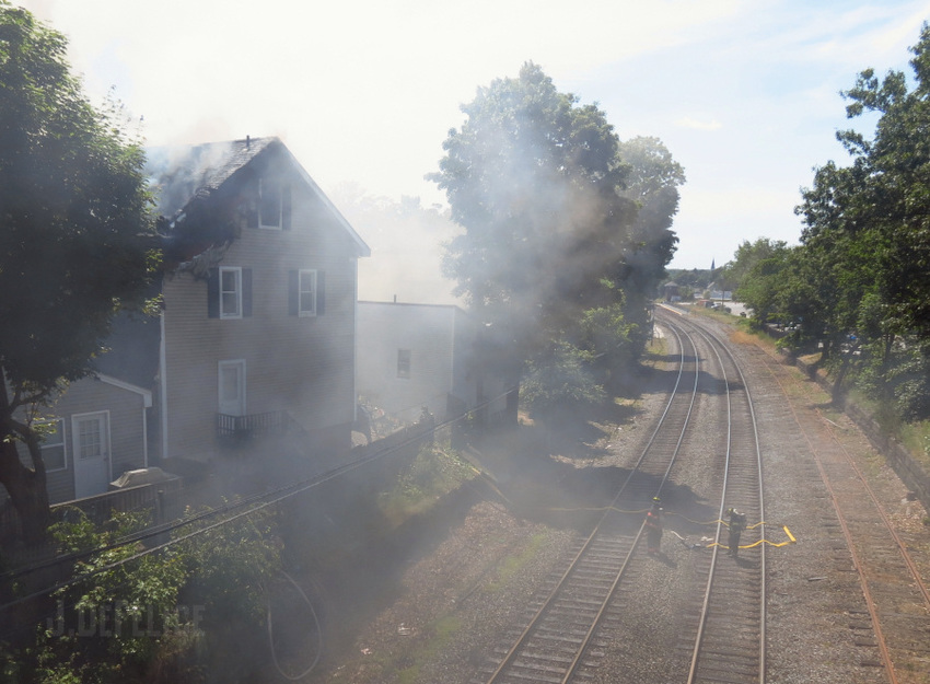Photo of 6 Alarm Fire by the Fitchburg Main Line