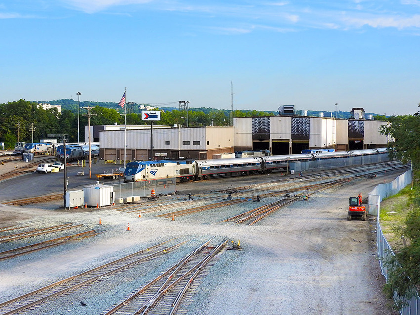 Photo of Amtrak's Rensselaer, NY Maintenance Facility