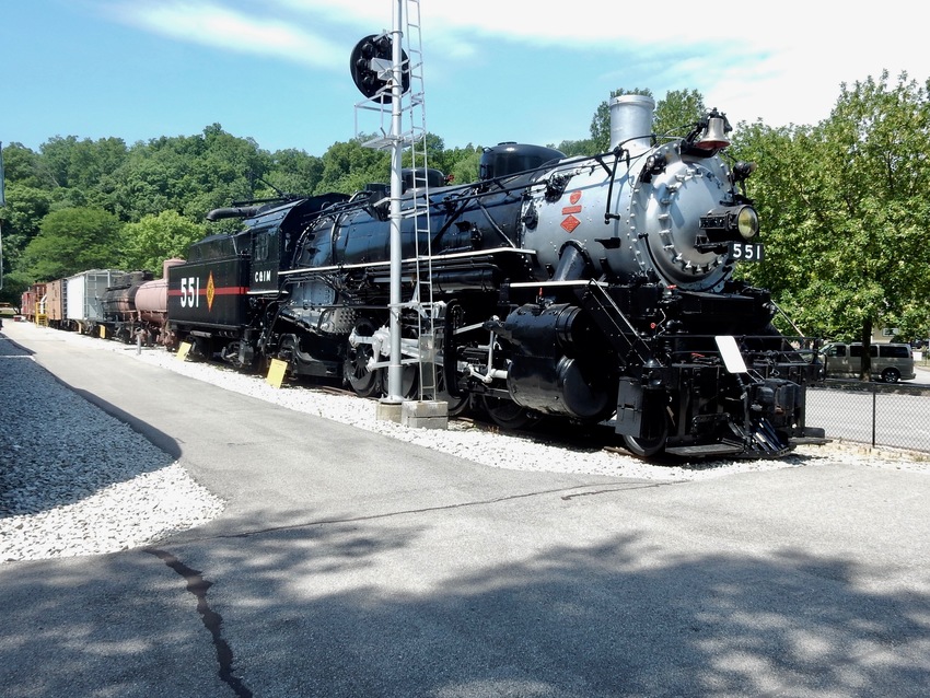 Photo of C&IM #551, at National Museum of Transportation