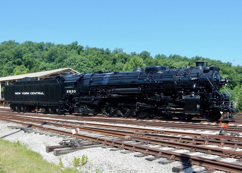 Photo of New York Central in fresh paint