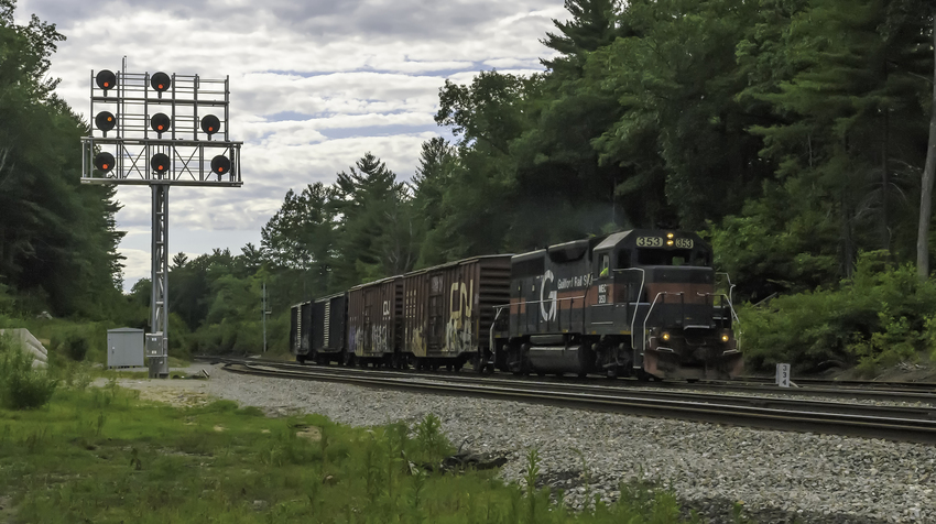 Photo of Eastbound FI-1 Passing MP 334 in Westminster, MA
