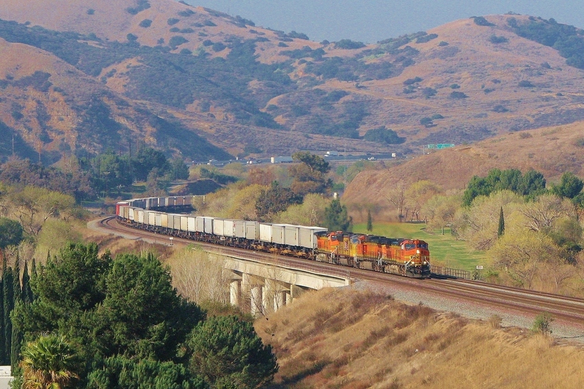 Photo of Trailer train.