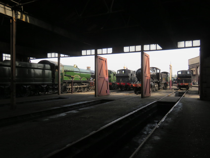 Photo of The view from inside the shed at Didcot