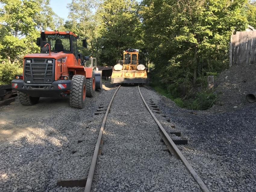 Photo of Newly Rebuilt Track at MP 6.55