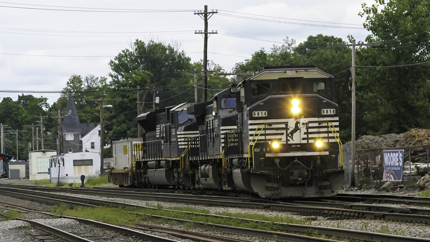Photo of PAS Train 23K Doubling Train Together at Moore's in Ayer