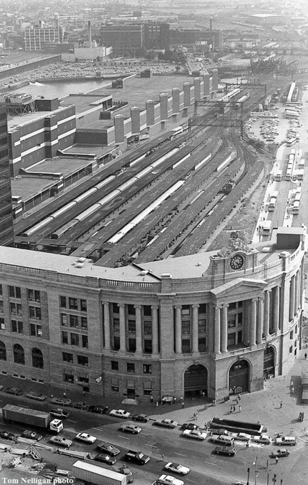 Photo of South Station from above