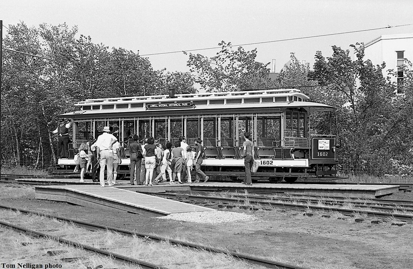 Photo of Lowell trolley, when new