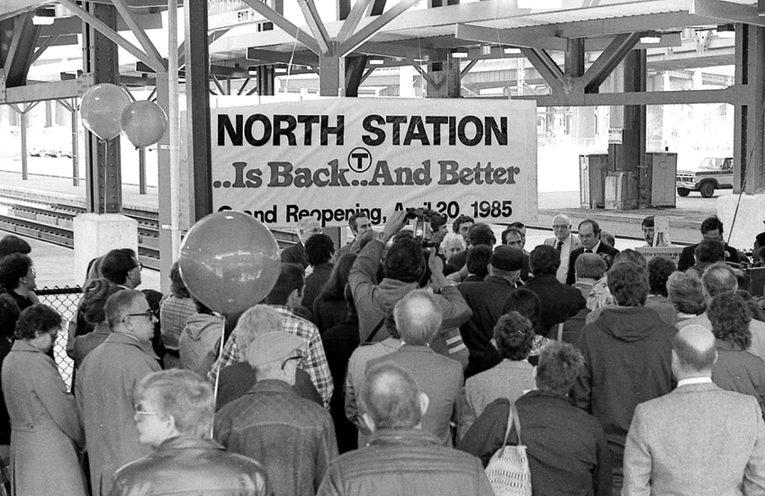 Photo of reopening North Station