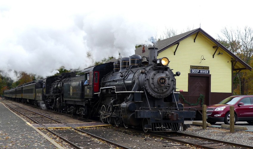 Photo of Valley RR Double Header Excursion at Deep River