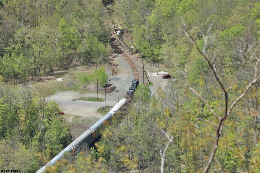 Photo of 287 approaches the East portal of the Hoosac Tunnel