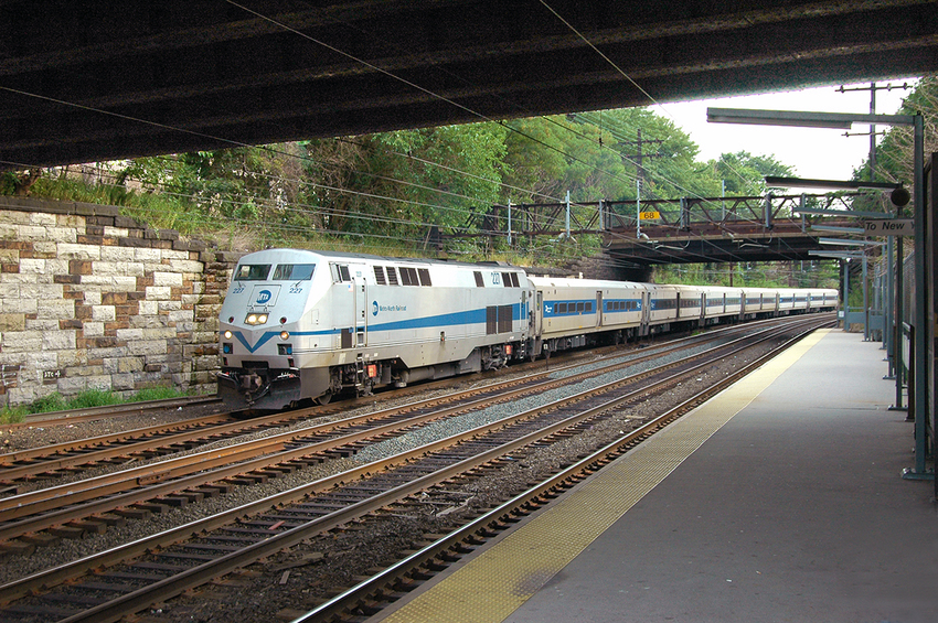 Photo of Metro North #227 at New Rochelle, NY