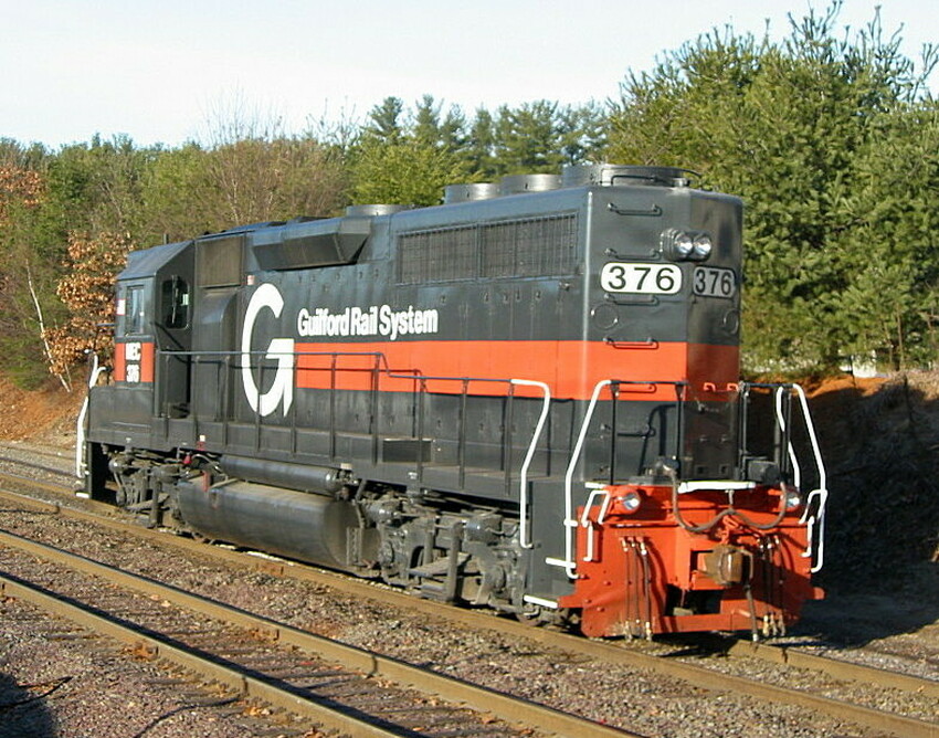 Photo of Guilford Rail Systems GP40 in fresh paint
