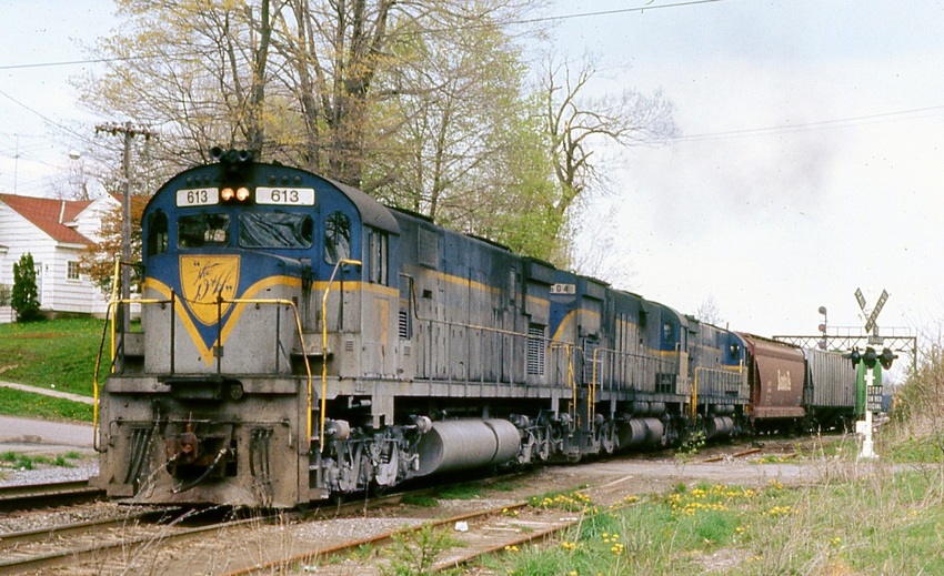 Photo of D&H C628s at Silver Springs NY