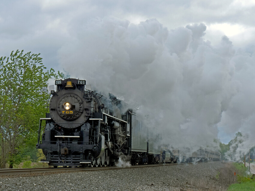 Photo of NKP 765 on the Nickel Plate Road
